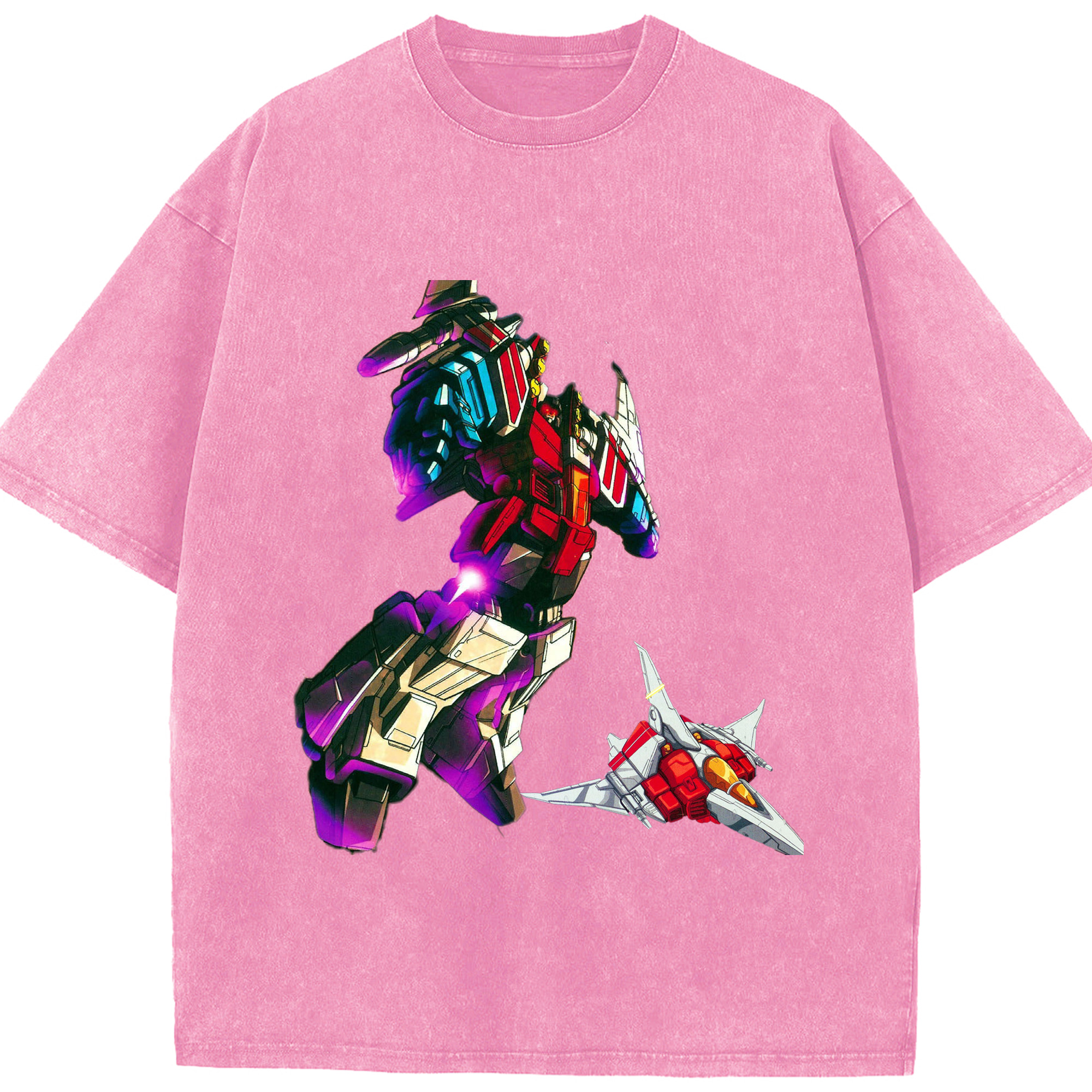 （画像用）  綿100% ヴィンテージ風 半袖Tシャツ（フロントプリント）